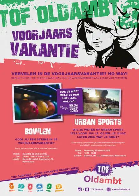 TOF Oldambt organiseert sportieve en creatieve voorjaarsactiviteiten voor jongeren MFC De Hardenberg Finsterwolde