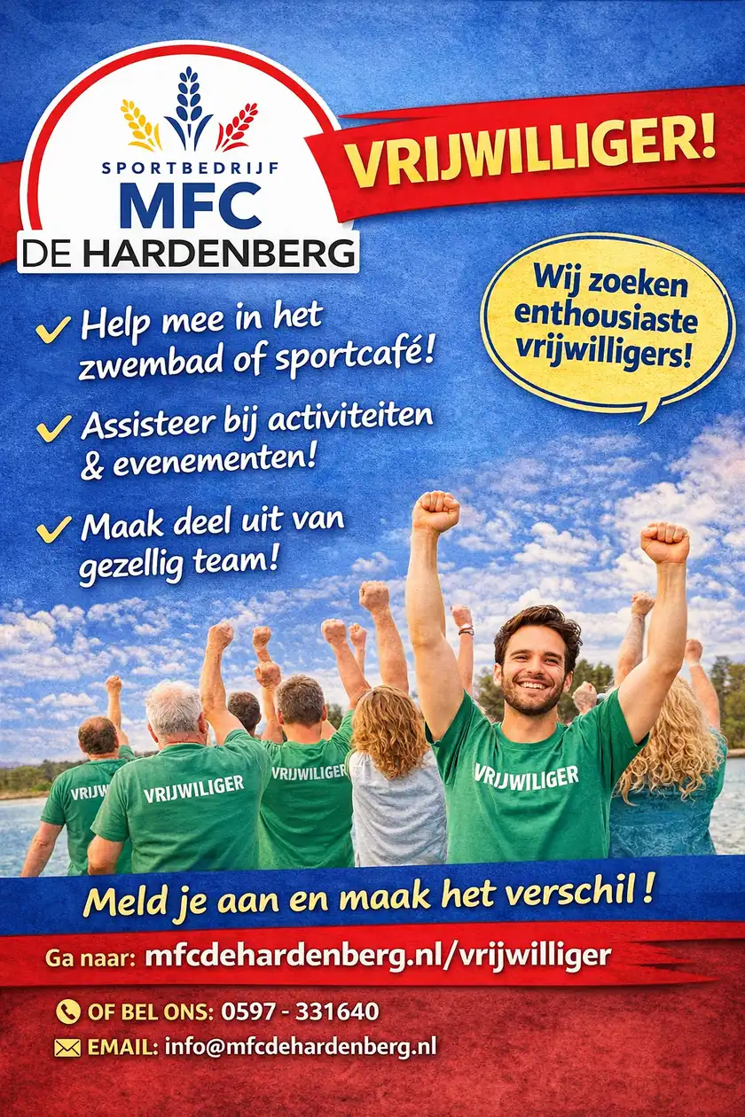 Zin om iets te betekenen voor anderen én voor je buurt? 💚 - MFC De Hardenberg Finsterwolde