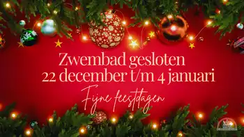 Zwembad gesloten tijdens de kerstvakantie - MFC De Hardenberg Finsterwolde