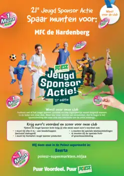 Jeugd Sponsor Actie Poiesz 2026! MFC De Hardenberg Finsterwolde